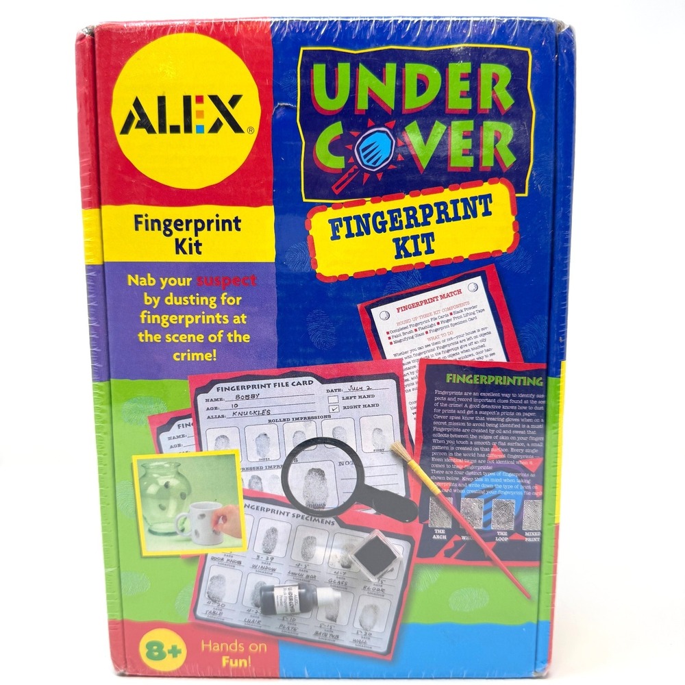 ALEX Under Cover Fingerprint Kit Detective Science Set‎ Kids 8+